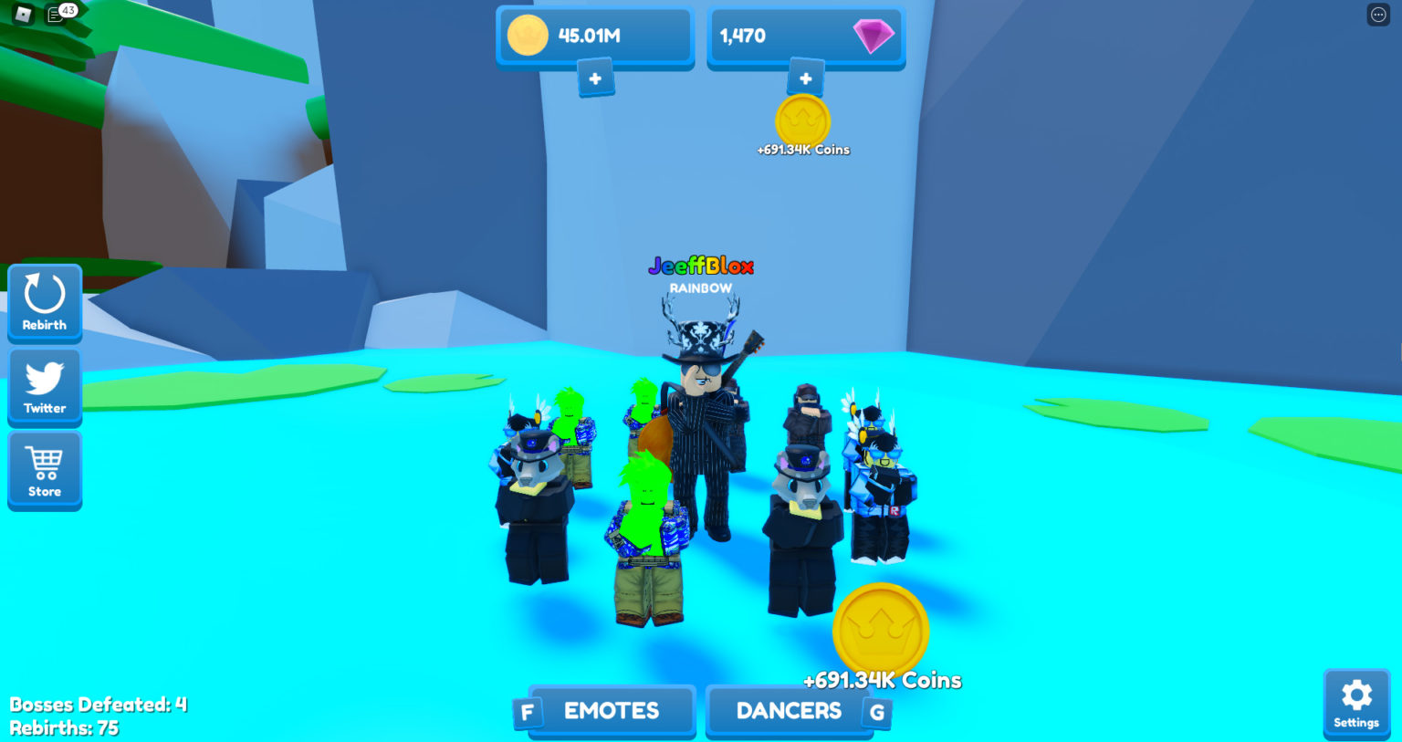 Коды на dancing simulator roblox