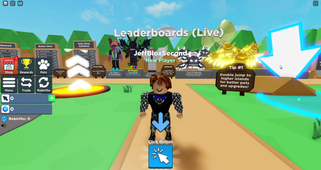 JEFFBLOX ME PASSOU OS 3 CÓDIGOS SECRETOS QUE ESTÃO ESCONDIDOS NO MAPA DO  RACE CLICKER - ROBLOX 